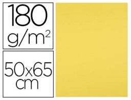Cartulina Liderpapel 50x65cm. 180g/m² amarillo limón